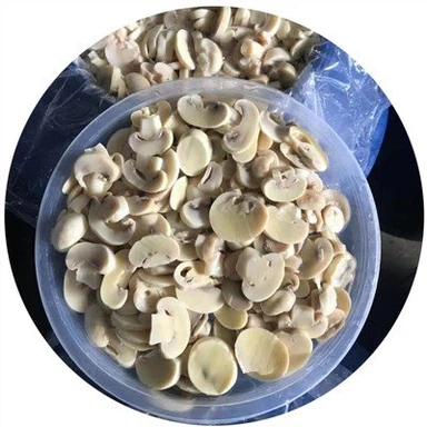 Sliced Champignon Mushroom Brine in Drum